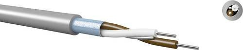 Kabeltronik Schaltdraht V(ST)D-H 2 x 0,40 mm² Grau 100 m - Bild 1