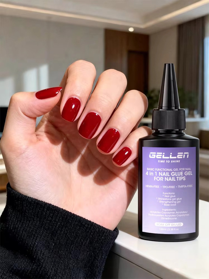 GELLEN Gel-Nagelkleber, 100 ml, UV-Licht aushärtend - Bild 4
