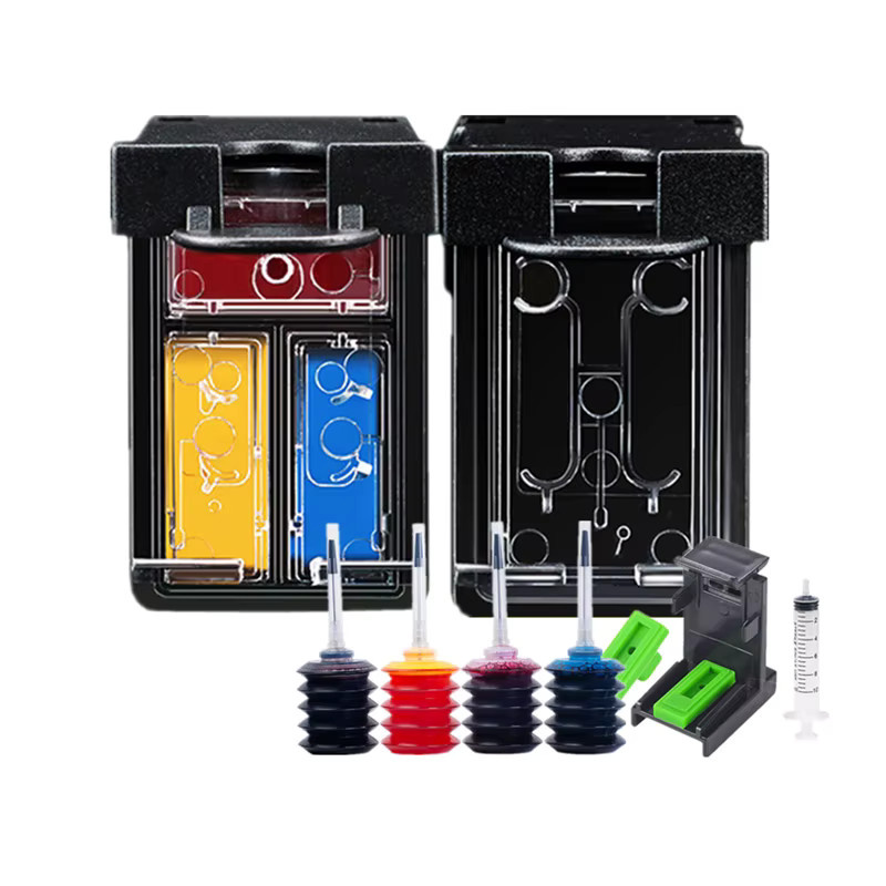 Nachfüllbare HP 303XL Tintenpatrone Multicolor für HP Envy Photo 6220 6222 6230 6232 6252 6255 6234 7130 7134 7830 Drucker - Bild 2