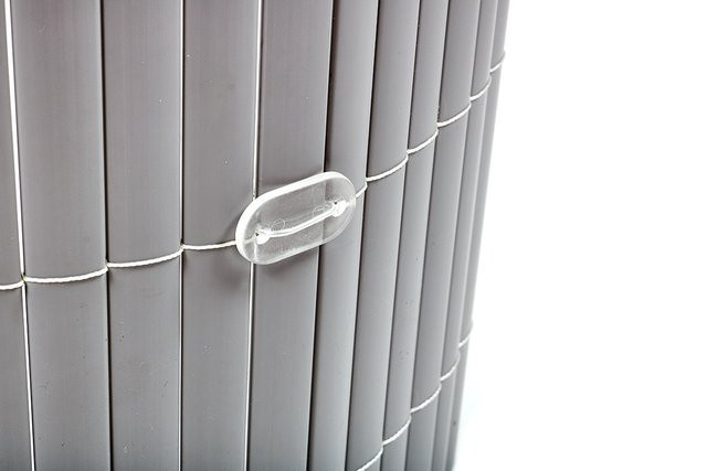 Sichtschutzmatte aus PVC für den Balkon in Grau, B: 100 cm, L: 500 cm - Bild 1