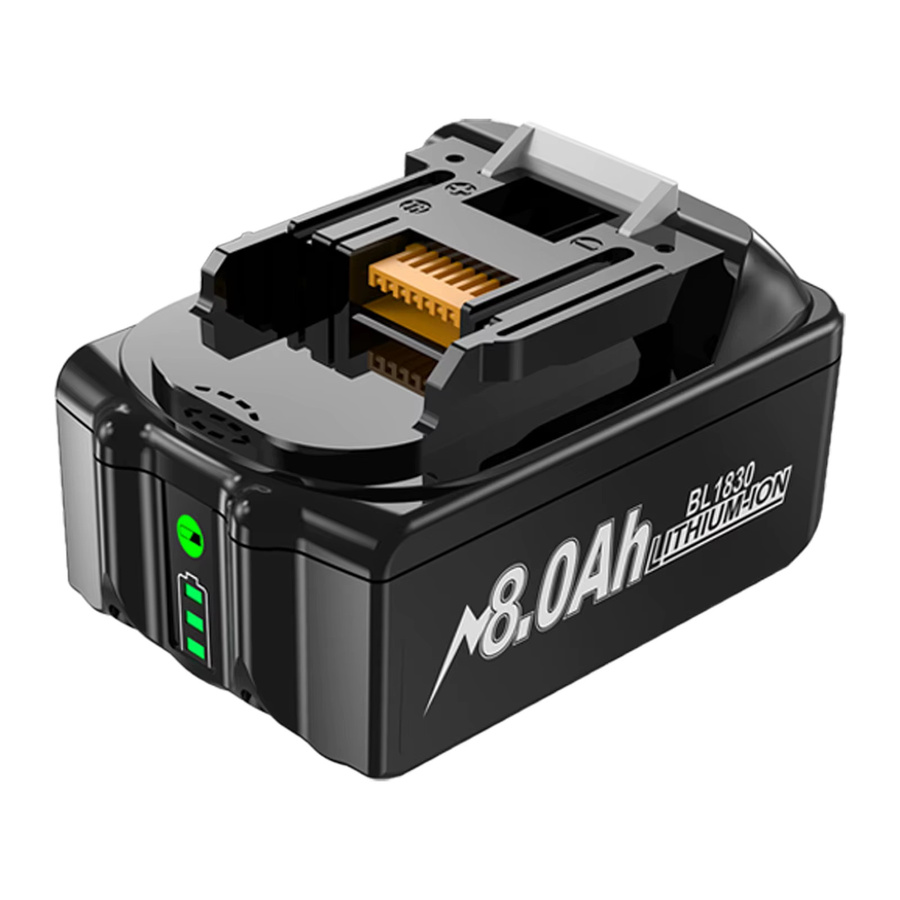 Turpow Ersatzakku für Makita 18 V, Li-Ion Akku mit 8000 mAh, Farbe: Schwarz, kompatibel mit BL1830, BL1840, BL1850, BL1860 und BL1890 - Bild 5