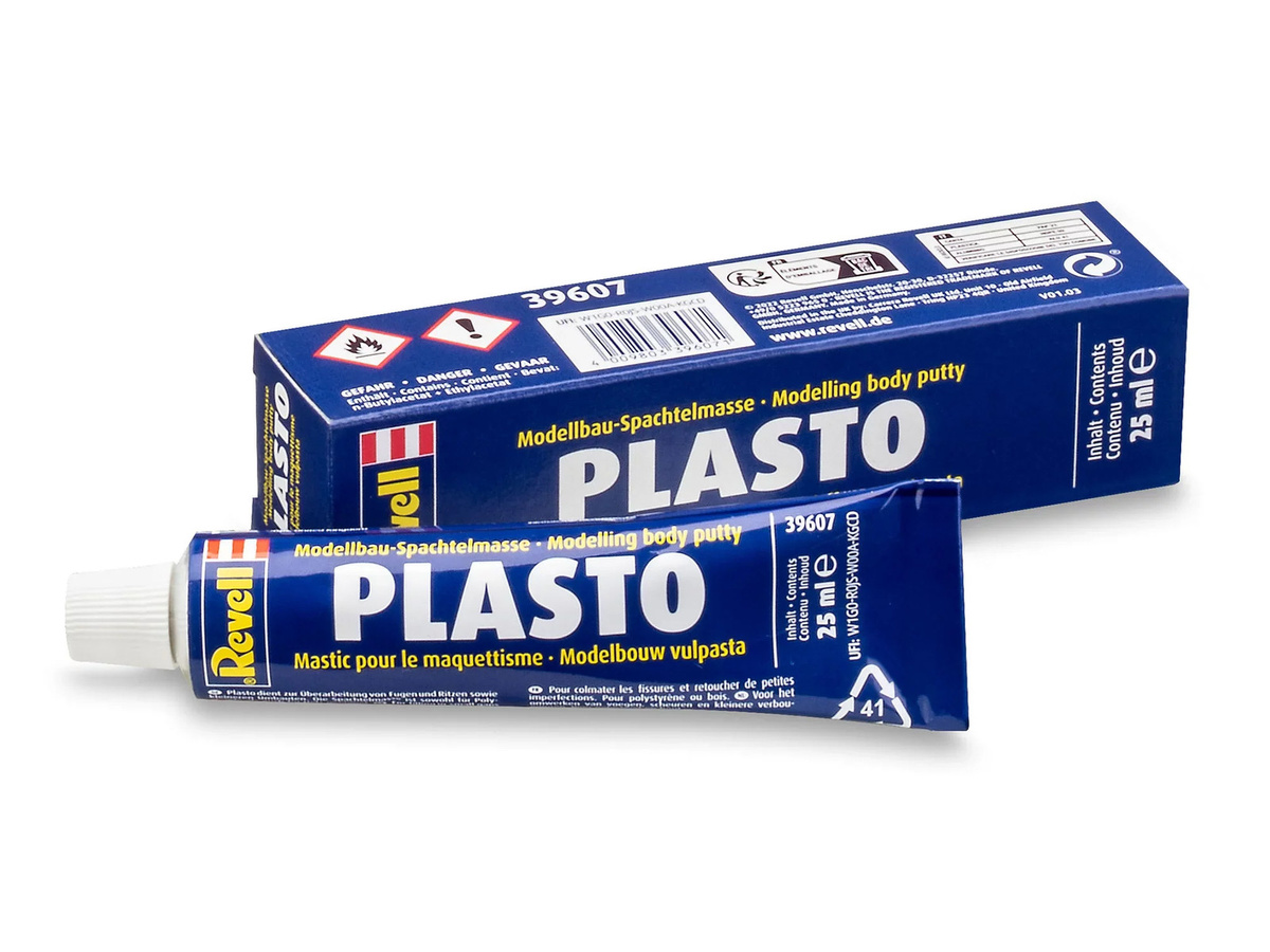 Revell Plasto Filler/Repair Putty, Modellbau-Spachtelmasse, Grau - Bild 4
