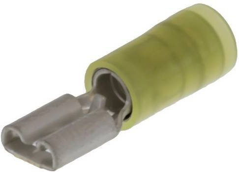 Molex 19019-0051 Flachsteckhülse Tape on Full Reel in Gelb - Bild 1