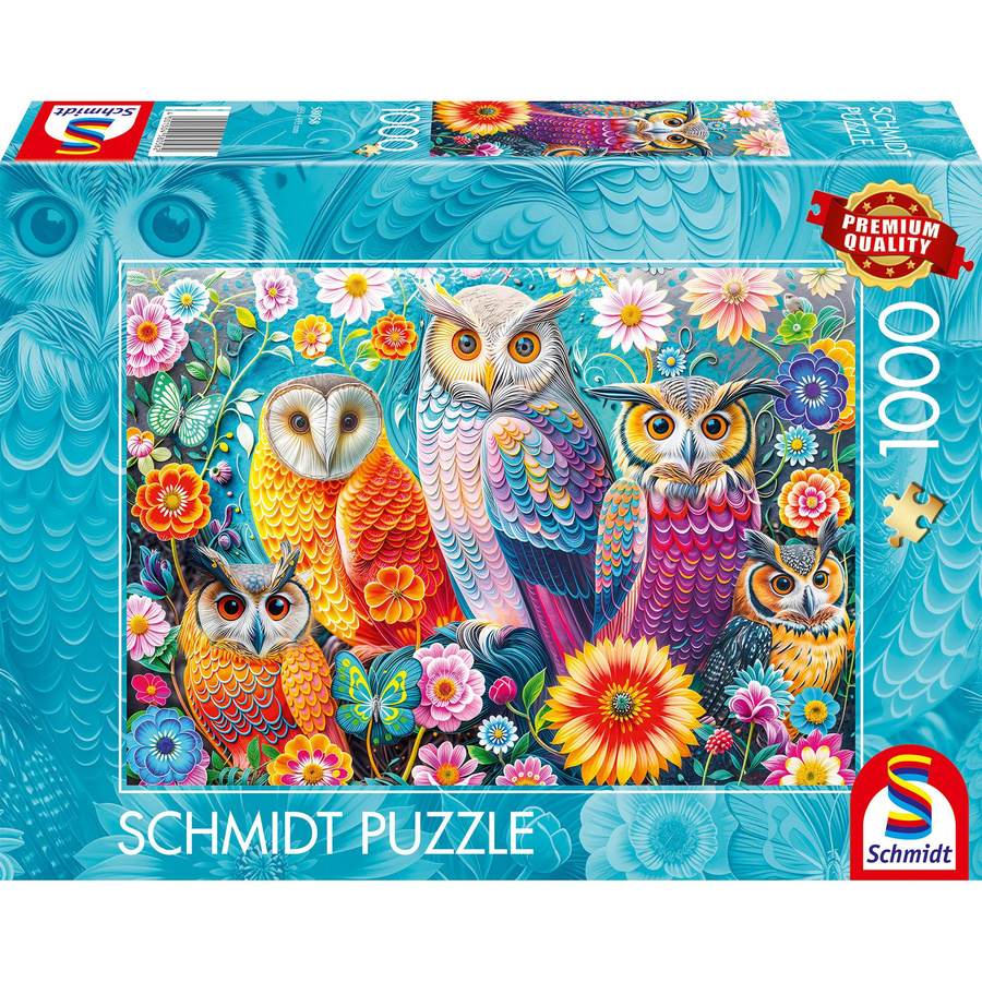 Schmidt Spiele Eulen und Blumen, Puzzle - Bild 1
