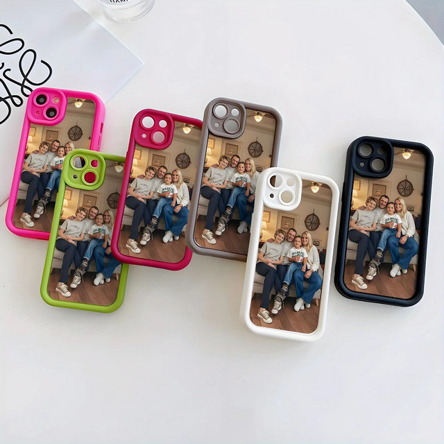 Personalisierte Adamantium Schutzhülle für iPhone 16 15 14 13 12 11 Pro Max Plus SE Multicolor von DECLAREYAO - Bild 1