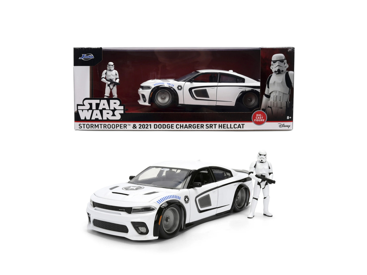 JADA Star Wars Storm Trooper Dodge, Modellauto, Maßstab 1:24, ab 8 Jahren - Bild 2