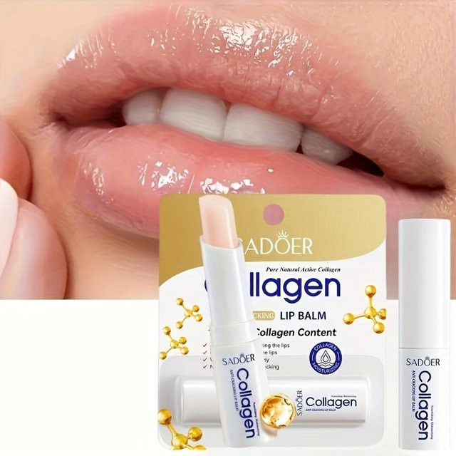 Beauty Every Day Lippenbalsam mit Kollagen, beige, glänzend - Bild 1
