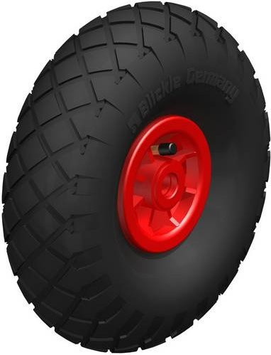 Blickle Rad-Luftreifen PK 302/20-75R-ROT in Rot mit 300 mm Durchmesser und 180 kg Tragfähigkeit - Bild 1