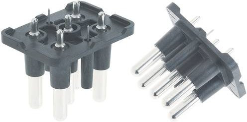 HARTING Leiterplattenadapter 09120069901 in Schwarz aus Kunststoff - Bild 1