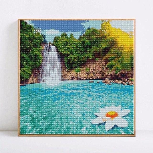 FIYO Diamond Painting Landschaft, Diamantstickerei, Natur, Bunt / Mehrfarbig - Bild 1