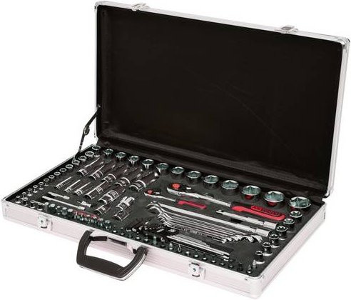 KS Tools CHROMEplus Steckschlüssel-Satz 102-teilig in Silber aus Chrom-Vanadium und Edelstahl - Bild 1