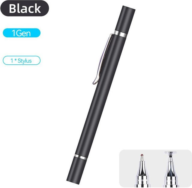 Basil 2 in 1 Universal Stylus Stift für Tablet, Android, iOS, iPad und Samsung in Schwarz - Bild 1