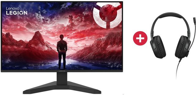 Lenovo Legion R27s Gaming Monitor 27 Zoll Full HD IPS Widescreen 144 Hz 1 ms Reaktionszeit Schwarz - Bild 1
