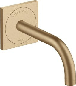 Hansgrohe Axor Uno UP Elektronischer Sensor-Waschtischmischer Wandmontage, Ausladung 16,5 cm, Brushed Bronze - Bild 1