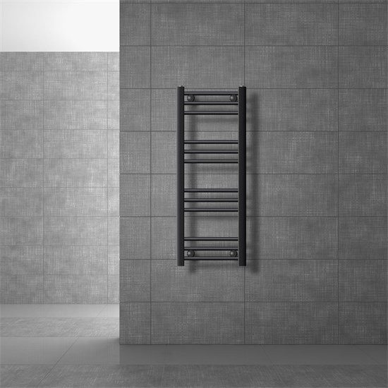 LuxeBath Badheizkörper Sahara Handtuchheizkörper Anthrazit mit Seitenanschluss B: 30 cm, H: 80 cm - Bild 1