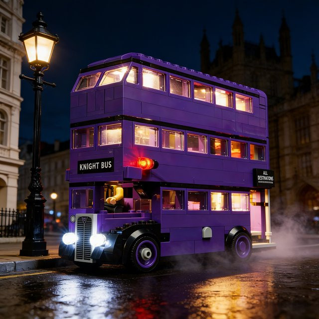 LEGO Knight Bus Adventure, LED-Zusatzbeleuchtung, mit Batteriekasten - Bild 1