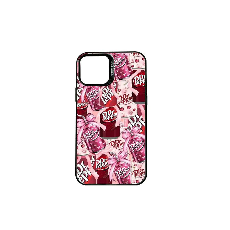 D-Dr P-PepperS Handyhülle für Apple iPhone 11 12 13 14 15 16 Pro Max Plus in Rot mit Schutz-Plattierung - Bild 4