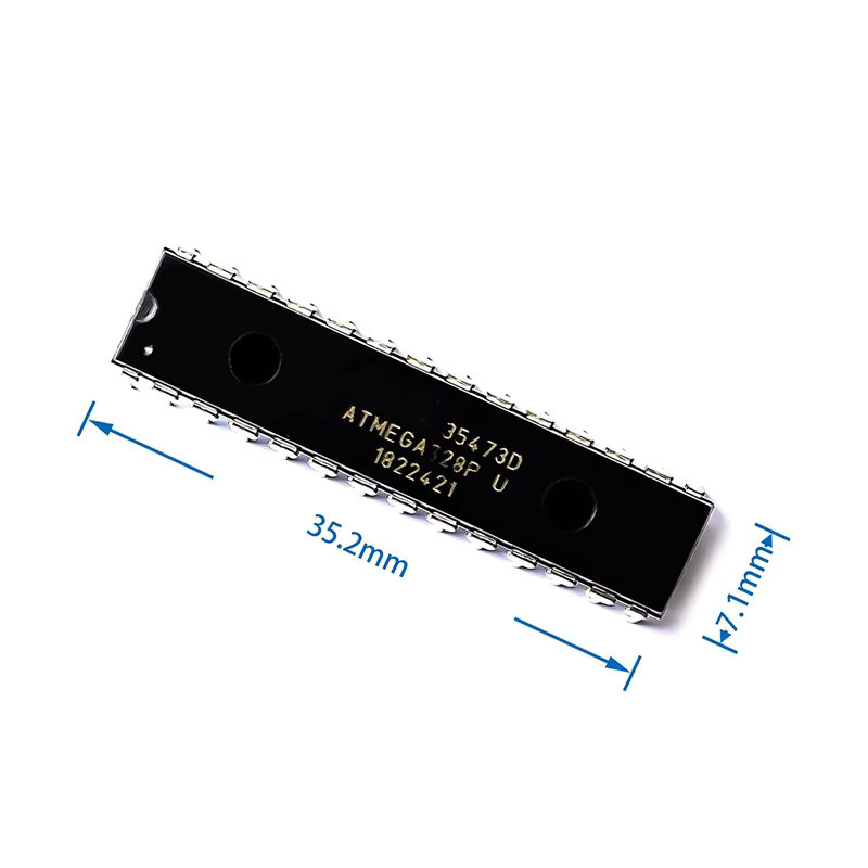 Si Tai&SH ATMEGA328P-PU Mikrocontroller AVR mit 32k Flash in Schwarz - Bild 2