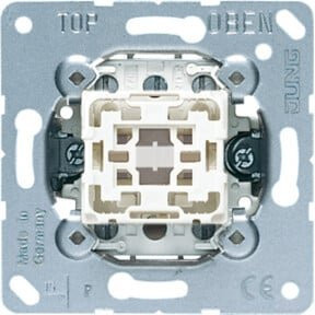 Jung Multi-Switch Doppel-Taster mit 2x2 Schließern 531-41 U in Silber aus Kunststoff - Bild 1