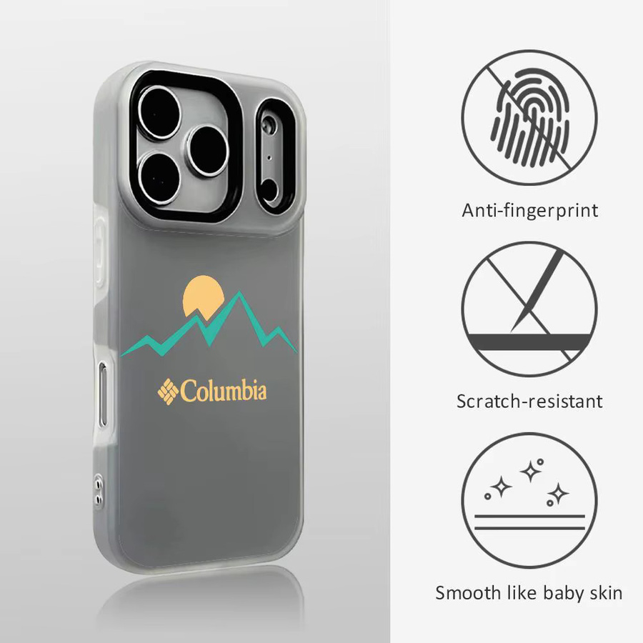 Columbia Jelly Handyhülle Transparent Stoßfeste TPU Schutzhülle für iPhone 11 bis iPhone 17 Pro Max Plus Mini - Bild 1