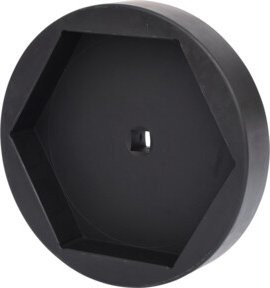 KS Tools Achsmuttern-Schlüssel 3/4 Zoll, 6-kant, kurz, schwarz, Länge: 195 mm - Bild 1