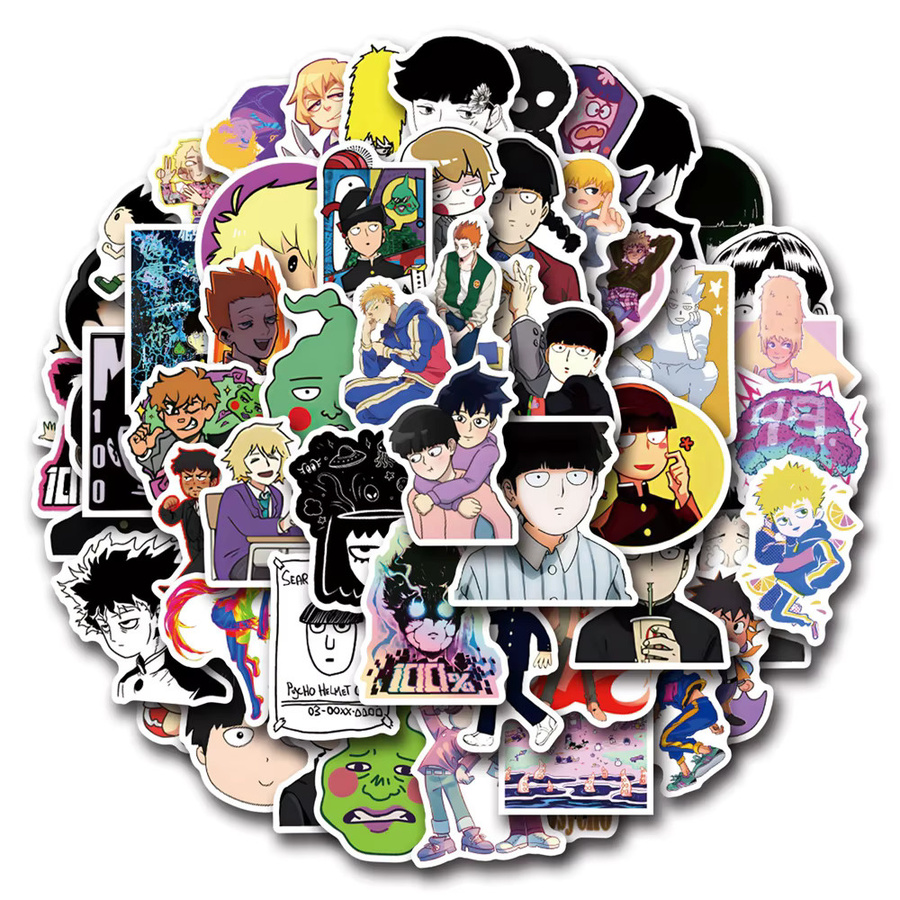 Bandai Mob Psycho 100 Anime-Aufkleber, bunt, 1-teiliges Set - Bild 2