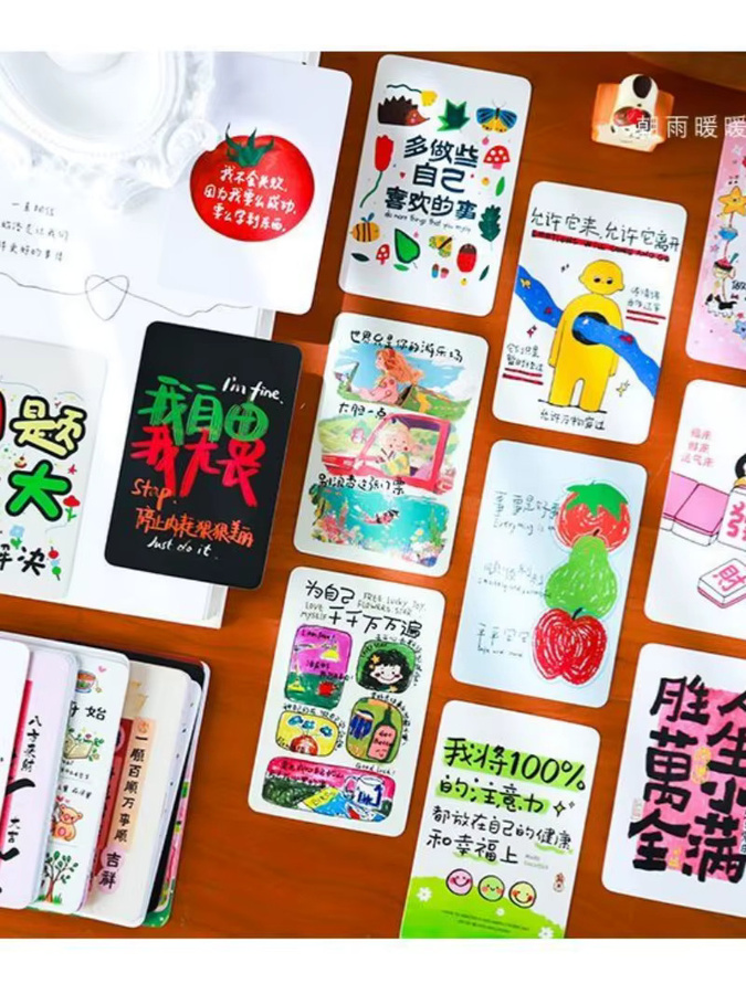 Morgenregen Positive Energie-Satzkarten mit inspirierenden Zitaten in Multicolor - Bild 5