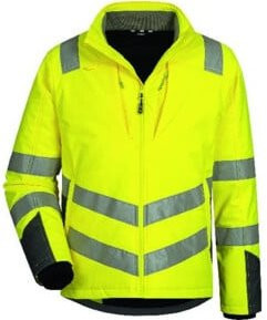 Warn-Steppjacke Eberlin in Gelb, Größe S, nach EN ISO 20471 Klasse 3 - Bild 1