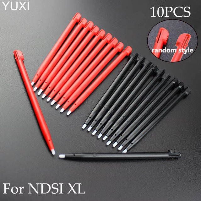 YuXi 10er Set Stylus Touch Pens für NDSi XL in Schwarz und Rot aus Kunststoff - Bild 1