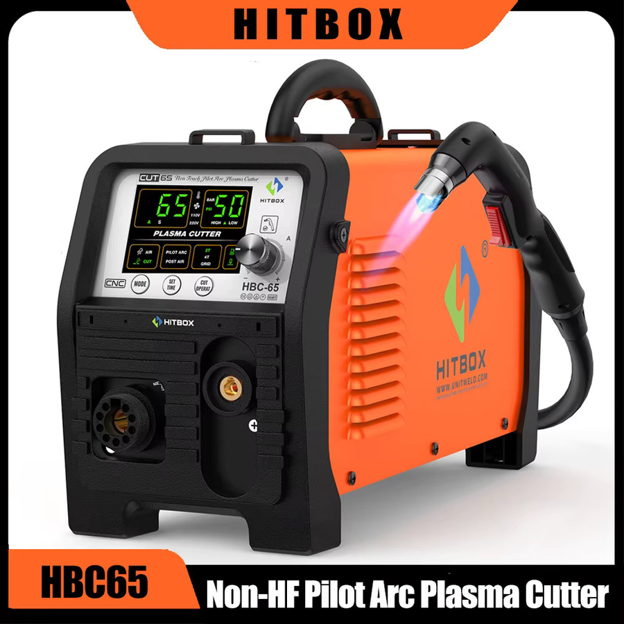 HITBOX HBC65 Pilot-Arc-Plasmaschneider mit IGBT-Technologie, 65 Ampere, 220V, CNC-Funktion und Gitter-Schneidefunktion für 1-25mm Materialstärke - Bild 6