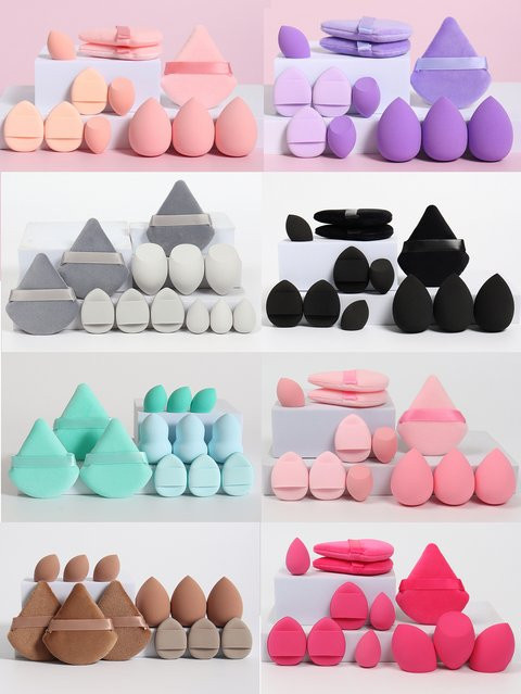 12-teiliges Make-up-Schwamm-Set, Lila, Unisex - Bild 1