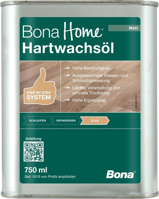 Bona Home Hartwachsöl matt mit 0,75 l - Bild 1