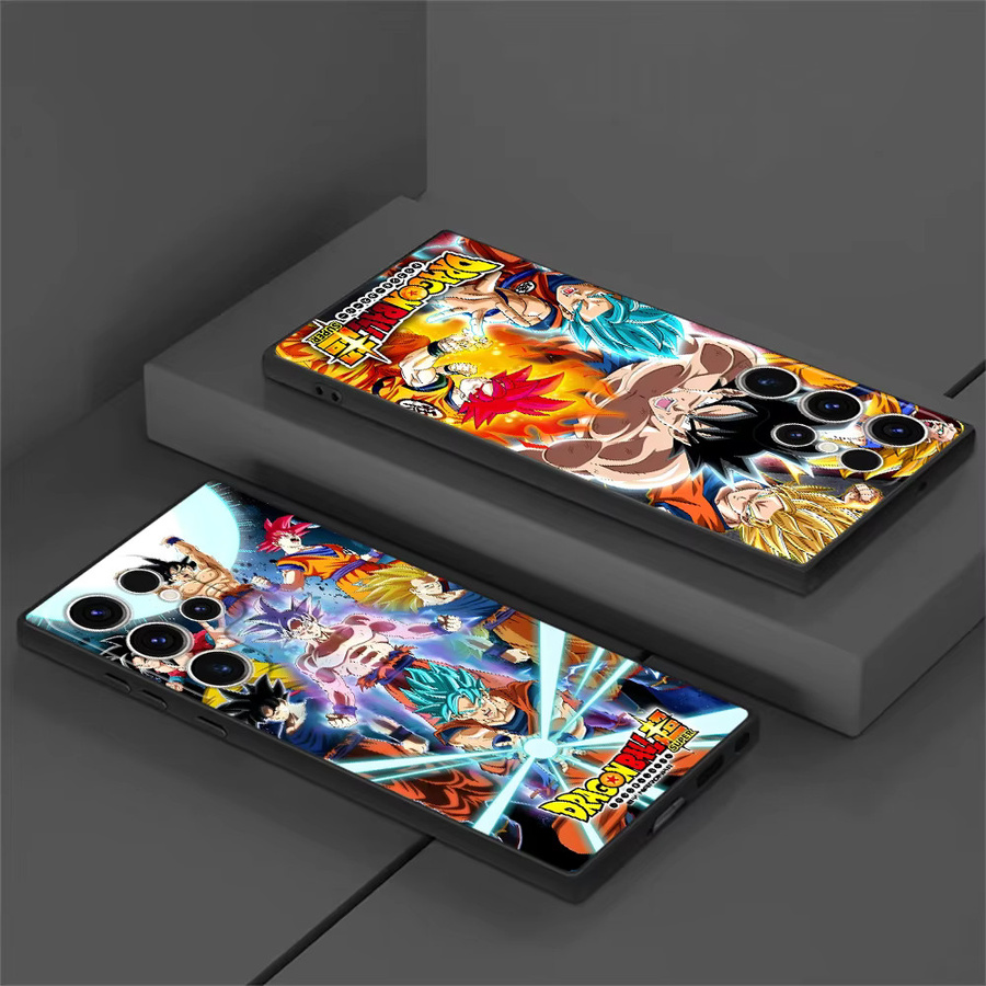 Dragon Ball Super Goku Handyhülle für Samsung Galaxy S21 FE, S20, S23 Ultra und S24 Plus in Schwarz und Multicolour, weiche Schutzhülle - Bild 3