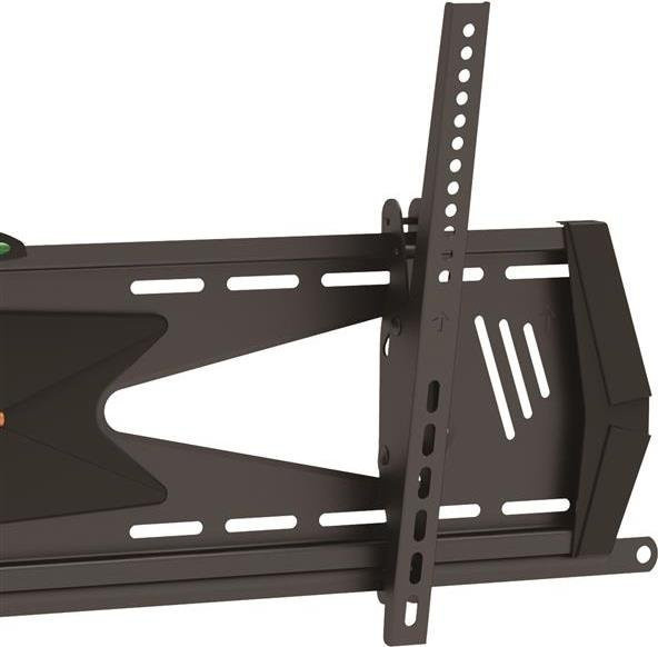 StarTech.com Flache Wandhalterung für Flachbildfernseher, Kippbar, Schwarz, VESA 600 x 400 mm, für Bildschirmgrößen von 94 bis 177,8 cm - Bild 1