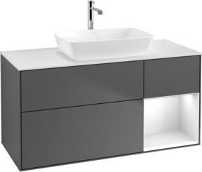 V&B Waschtischunterschrank Finion in Anthrazit lackiert, Breite: 120 cm, Tiefe: 50,1 cm, Höhe: 50,1 cm - Bild 1