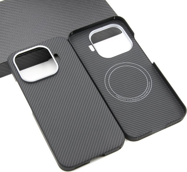 ZXKE Handyhülle aus Aramidfaser für Xiaomi 17T Pro in Schwarz - Bild 1