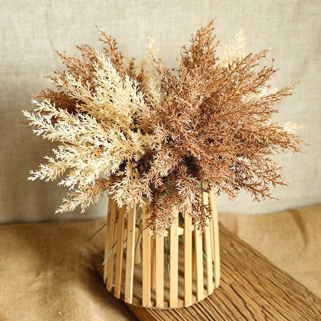 Künstliche Blumen von Kahaul in Dark Coffee aus Kunststoff für Dekoration zu Hochzeit, Party und Festival - Bild 1
