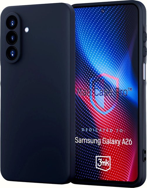 3MK Schutzhülle Pro für Samsung Galaxy A26 und A266 in Matt Schwarz - Bild 1
