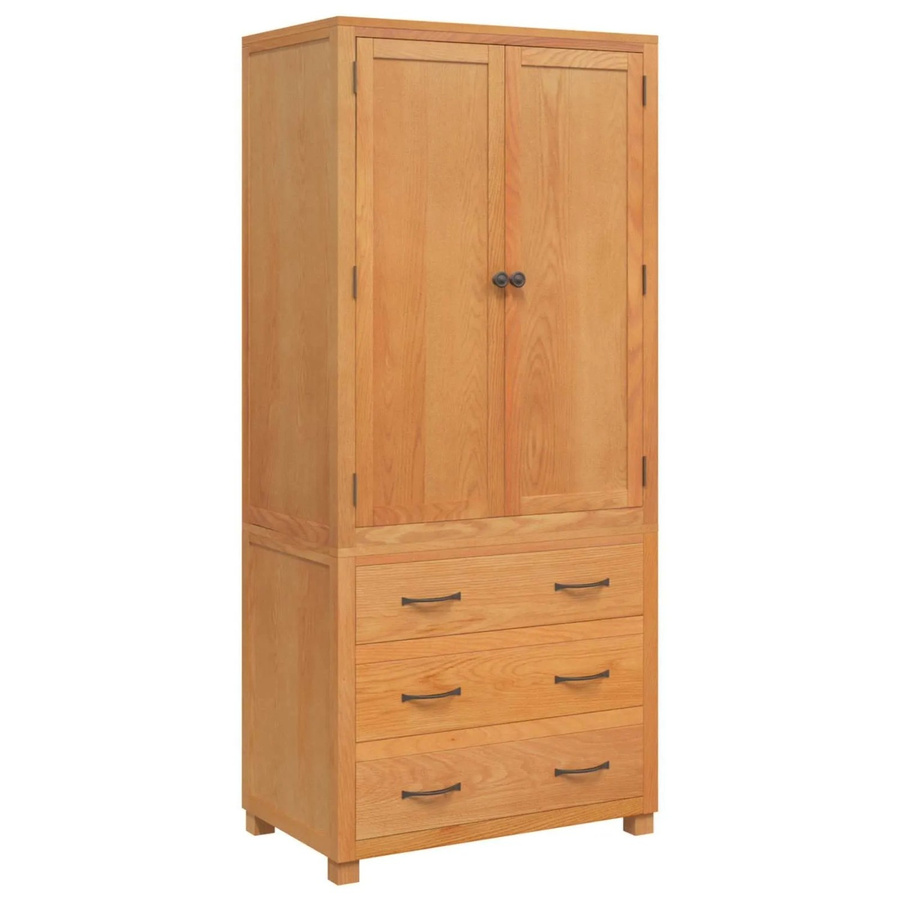 vidaXL Aufbewahrungsmöbel-Set mit Schubladen und Türen in Braun, Modernes Design aus Holzwerkstoff, B/T/H: 180 x 50 x 47 cm - Bild 2
