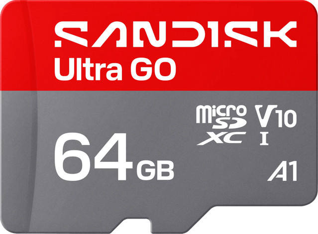 SanDisk Ultra GO microSDXC Speicherkarte 64GB A1 Multicolor - Bild 1