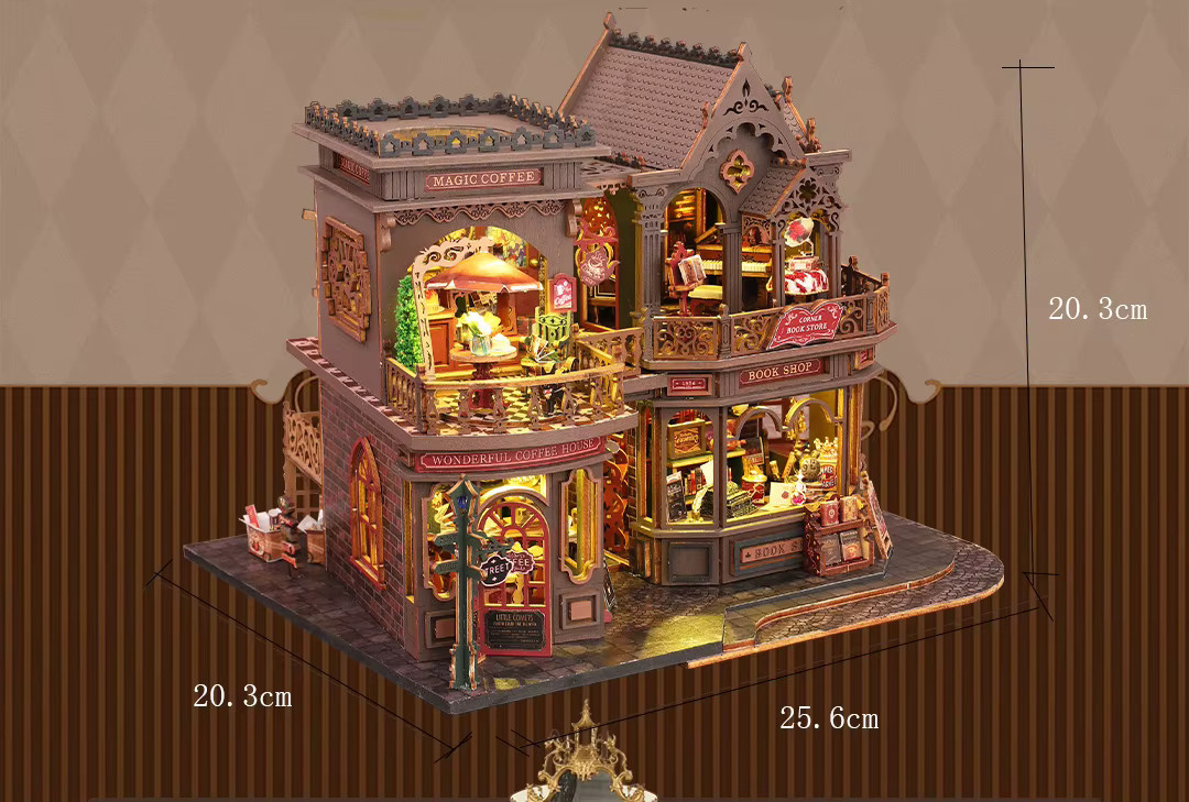 StartCabin DIY Große Puppe Haus, Holz Miniatur Möbel Puppenhaus, Modell Montage Spielzeug - Bild 3
