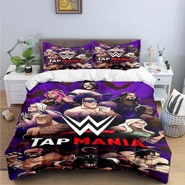Lodestar Wrestling Bettwäscheset mit 3D-Print Design, Multicolor, B/H: 180 x 210 cm - Bild 1