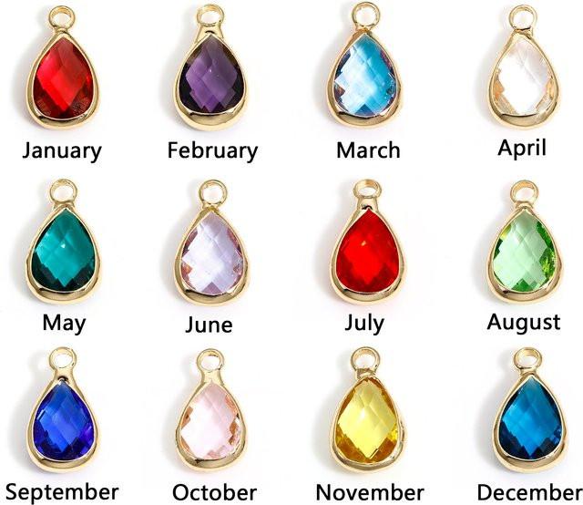 8seasons Anhänger, Kupfer, Glas, Bunt, Tropfen, Damen, 14mm x 8mm - Bild 1