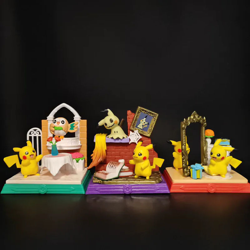 TAKARA TOMY Pokémon Pikachu 30. Jubiläum Gedenk-Edition Blind Box Dekoration mehrfarbig - Bild 5