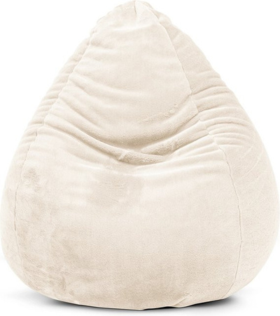 Sitting Point Sitzsack BeanBag Softy 220 in Natur/Beige mit abnehmbarem Bezug und Füllöffnung