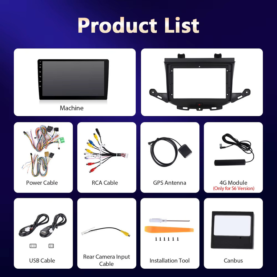 Camecho Wireless CarPlay und Android Auto Autoradio für BUICK Braun GS 2015 und Opel ASTRA K 2016-2020 Multimedia Player in Schwarz mit 4G WIFI GPS - Bild 5