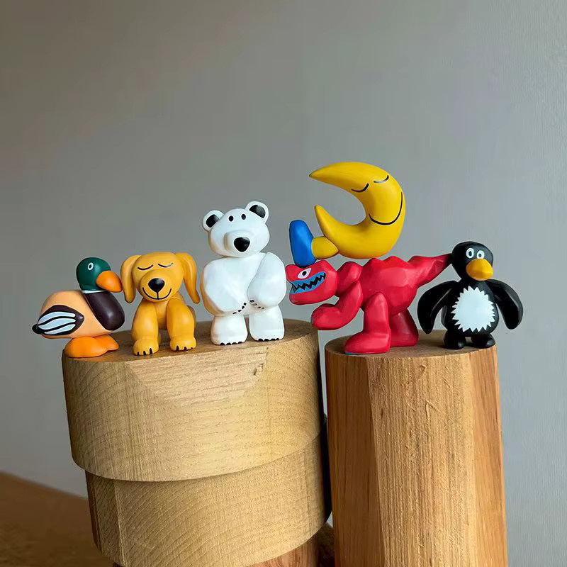 Bandai Dinosaurier, Blumen, Pinguin, Elefant Puppen-Blindbox, Spielzeug - Bild 2