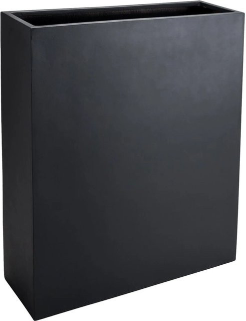 Vivanno Raumteiler Elemento Pflanzkübel aus Fiberglas in Anthrazit B/T/H: 88 x 30 x 100 cm - Bild 1
