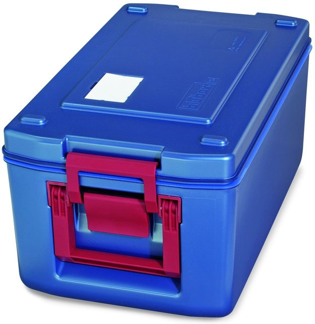 thermohauser Blu'box 26 Standard Hartkunststoffbox aus PP, blau, B/T/H: 37,0 x 63,0 x 31,0 cm - Bild 1