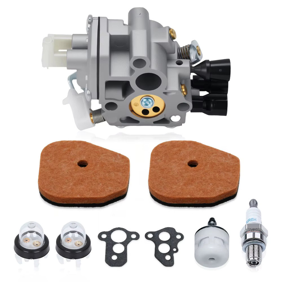 Vergaser Set für Stihl HS46 und HS56 Heckenschere inklusive ZAMA C1T-S195 Ersatzteil mit Luft-Kraftstofffilter, Zündkerze und Primer-Birne - Bild 2